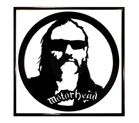Motorhead Lemmy Record Wall Decoration Portrait