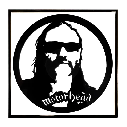 Motorhead Lemmy Record Wall Decoration Portrait