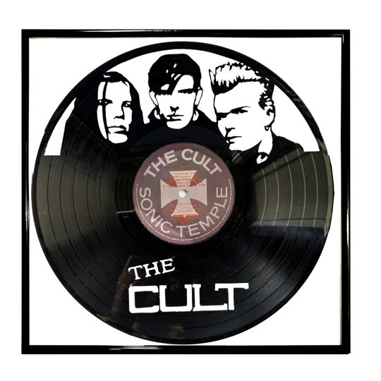 Cult Band Vinyl Portrait Wall Decoration original photo