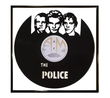 The Police Art on Vinyl Wall Decoration