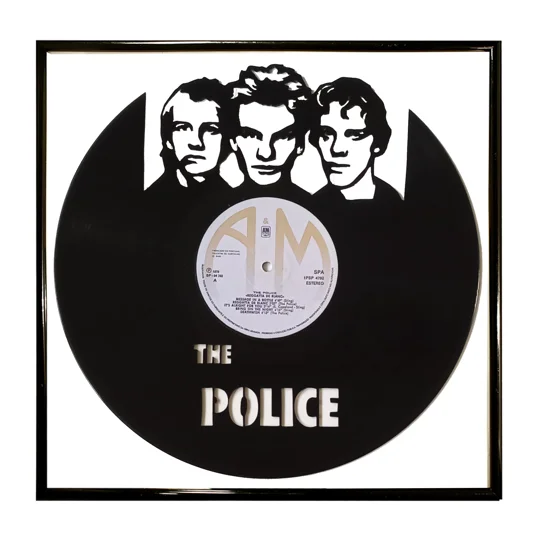 The Police Art on Vinyl Wall Decoration