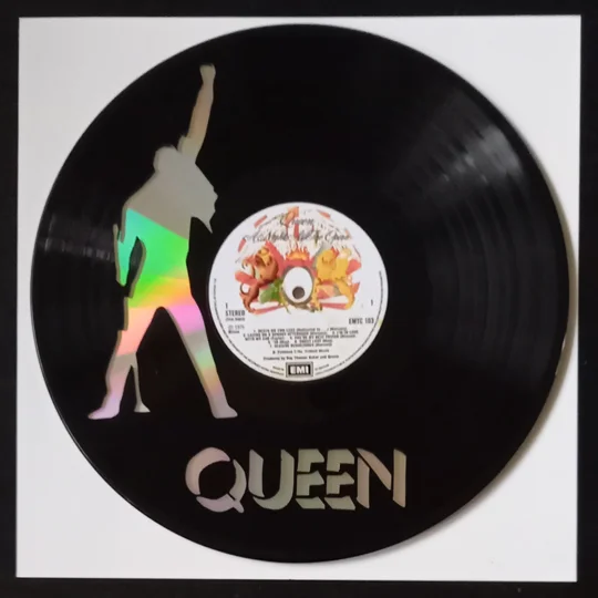Freddy Mercury Portrait original photo plus dvd background