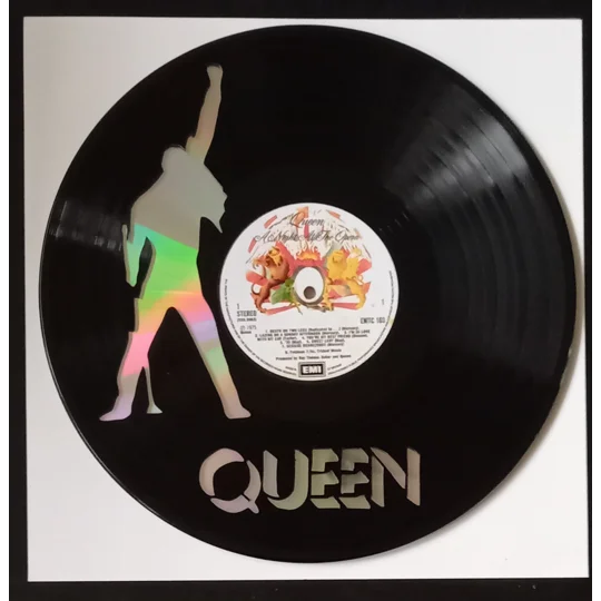 Freddy Mercury Portrait original photo plus dvd background