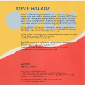 Steve Hillage - Open CD