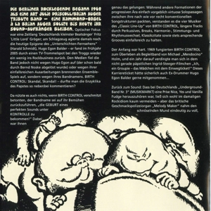 Birth Control CD (Digipak)