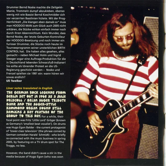 oodoo Man by Birth Control is a powerful album from the influential German rock band, known for blending progressive rock, classic rock, and hard rock with strong organ-driven arrangements and energetic performances.