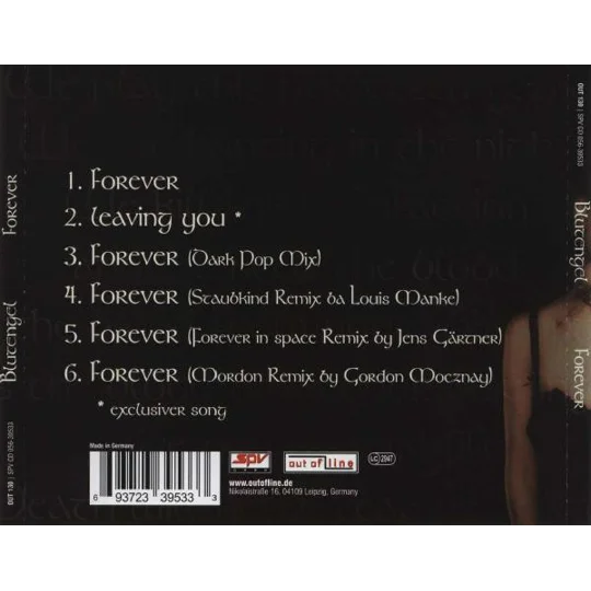 Blutengel – Forever is a captivating electronic maxi-single showcasing the band’s signature darkwave and synth-driven sound. Featuring a mix of original tracks and remixes, this CD is a must-have for fans of dark pop, electronic, and gothic music. Perfect for collectors and music enthusiasts alike.