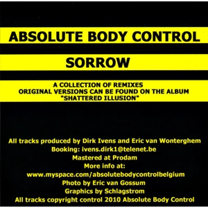 Absolute Body Control - Sorrow CD