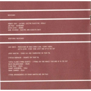 Robert Cray – Time Will Tell CD (Digipak)