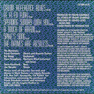 Frank Gambale - live CD