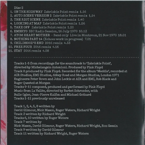 Pink Floyd - Cre/ation – The Early Years 1967–1972 CD (Digipak)