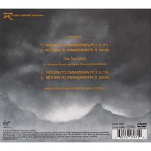 Mike Oldfield - Return To Ommadawn CD + DVD