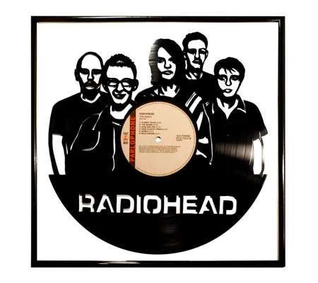 Radiohead Art on Vinyl Wall Decoration