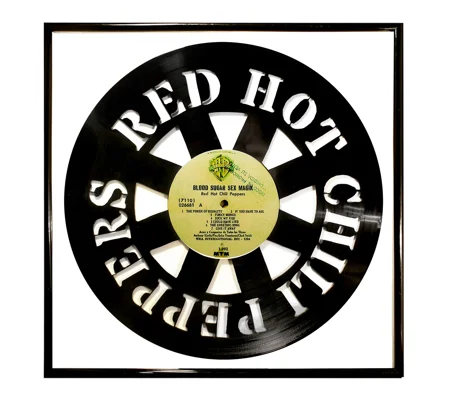 Red Hot Chili Peppers Artwork on Vinyl Record