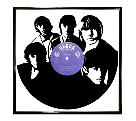 The Rolling Stones vinyl Record Decoration