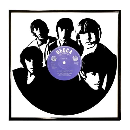The Rolling Stones vinyl Record Decoration