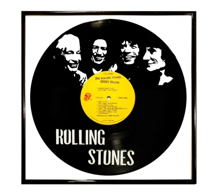 Rolling Stones Portrait Record Cut-out Wall Decoration