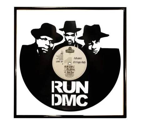 RUN DMC Record Artwork Wall Decoration