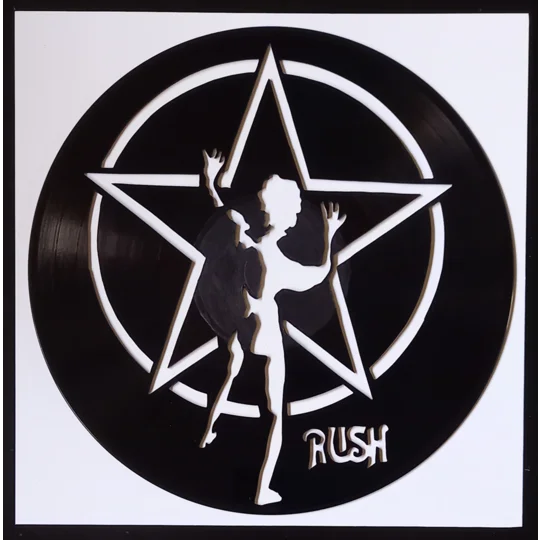 Rush Record artwork on Vinyl original photo of the artwork