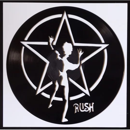 Rush Record artwork on Vinyl original photo