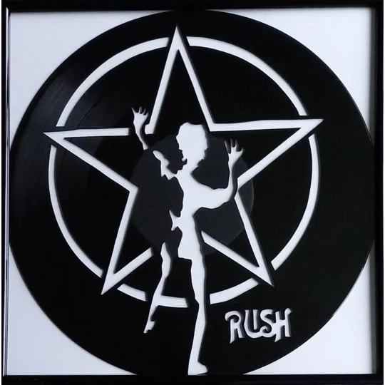 Rush Record artwork on Vinyl original photo
