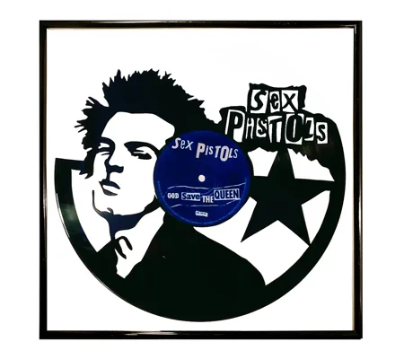 Sex Pistols Record Portrait Artwork