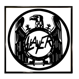 Slayer Band Record Portrait Wall Decoration