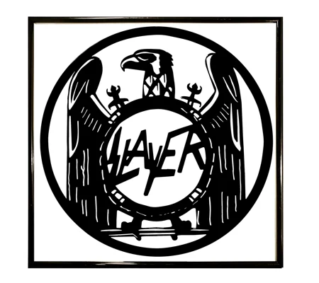 Slayer Band Record Portrait Wall Decoration