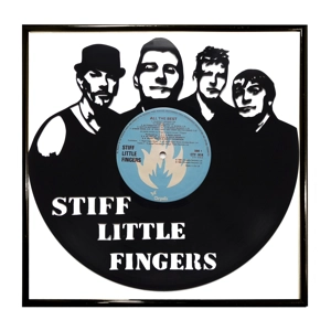 Stiff Little Fingers Band Portrait on Record