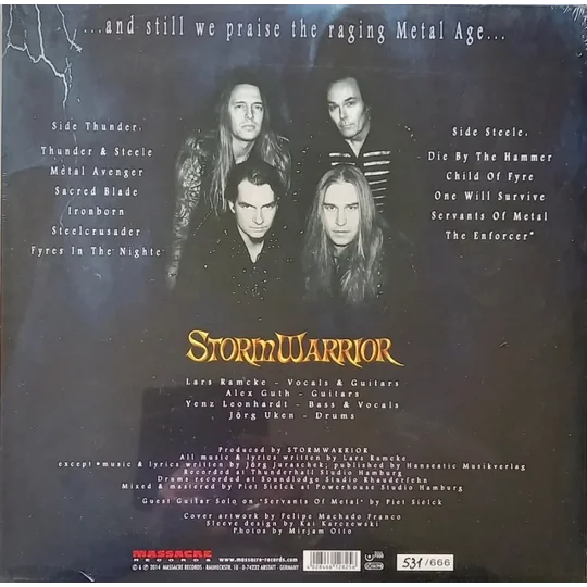 Storm Warrior - Thunder & Steele back cover