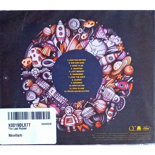 Takeoff – The Last Rocket CD back cover