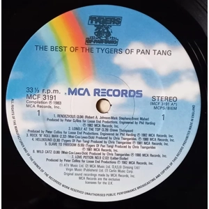 The Best of Tygers Of Pan Tang