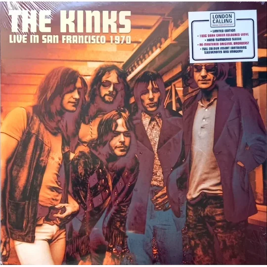 The Kinks - Live in San Francisco 1970 front cover