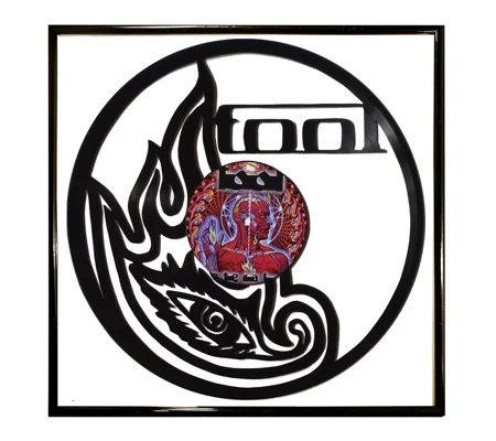 Tool Logo Art on Vinyl Record
