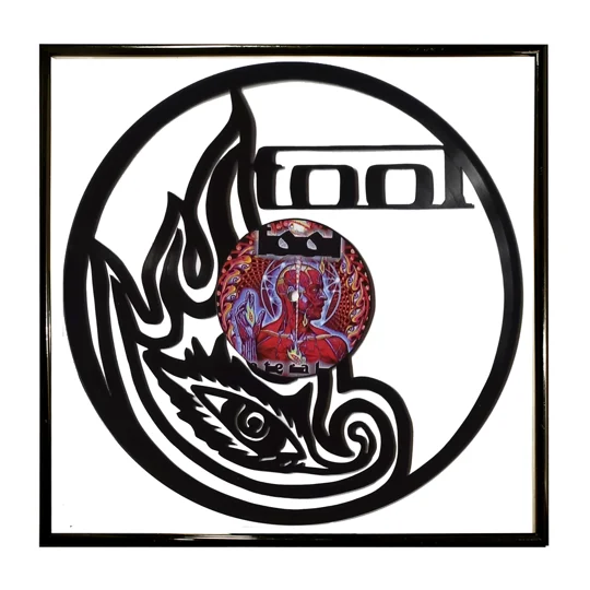 Tool Logo Art on Vinyl Record