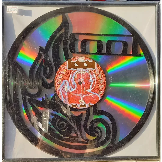 Tool Logo Art on Vinyl Record original photo Plus DVD background