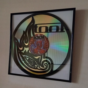 Tool Logo Art on Vinyl Record