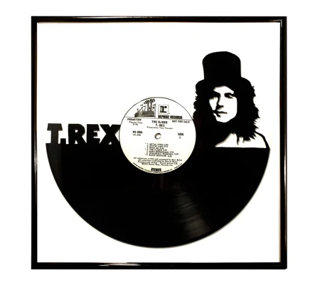 T Rex Mark Bolan Vinyl on Artwork Wall Decoration