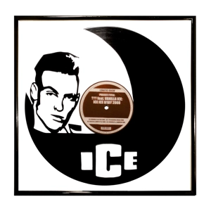 Vanilla Ice Portrait on Vinyl Wall Artwork