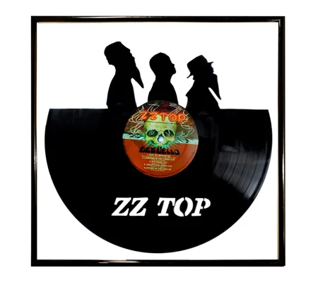 ZZ Top silhouette Artwork Wall Decoration