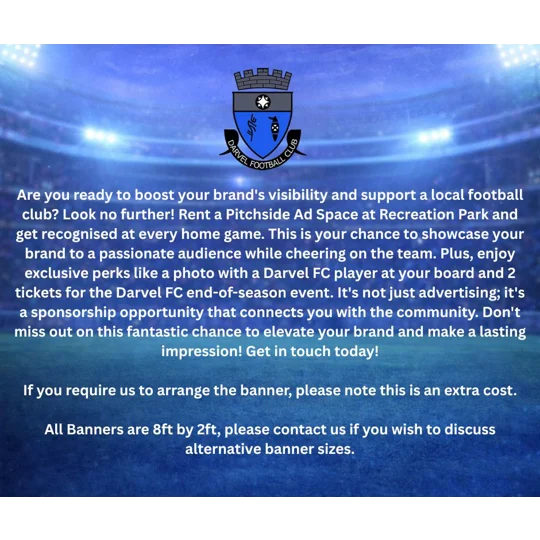 Pitchside Advertising Space 26/27