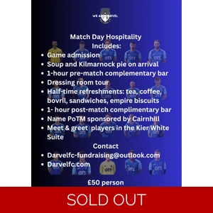 Hospitality Including Match Day Ticket