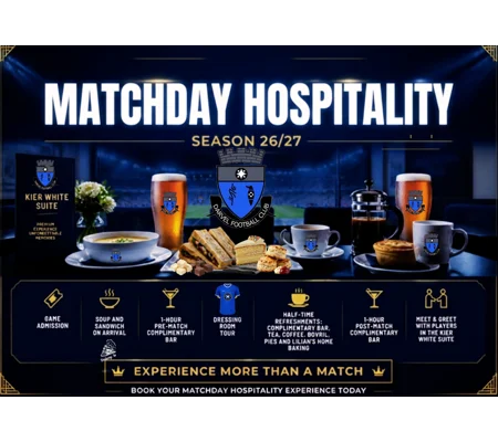 Hospitality Including Match Day Ticket