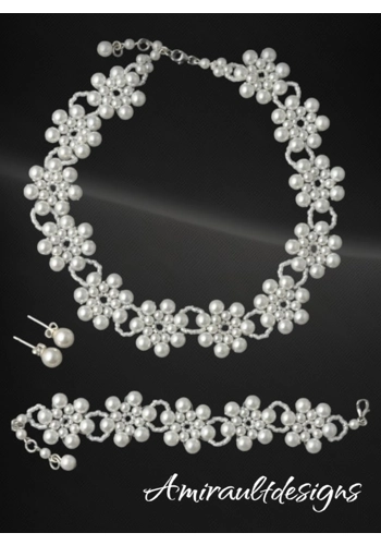 Beaded Earring, bracele..