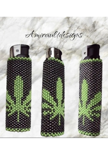 Beaded lighter case