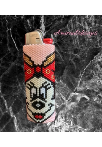 Beaded lighter case