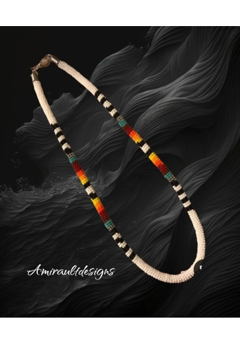 Rope beaded necklace