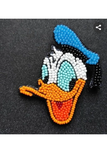 Beaded brooch