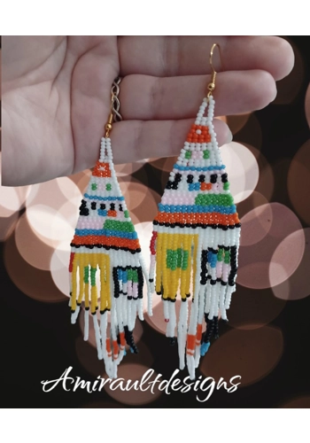 Dangly Beaded Earrings