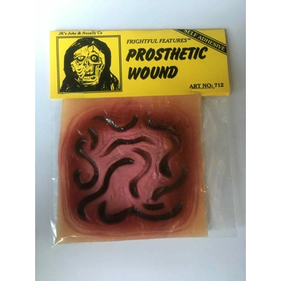 Realistic Stick on Wound Prosthetic- TYPE B WORMS -Frightful Features Injury- (NOT LATEX) Realistic Stick on Wound Prosthetic- TYPE B WORMS -Frightful Features Injury- (NOT LATEX)